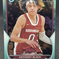 Anthony Black 2022 Bowman Chrome University 1st Bowman Aqua Refractor Card #58   Only 299 Made