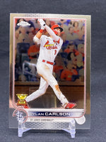 Dylan Carlson 2022 Topps Chrome Series Mint Card #158
