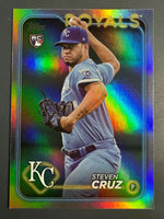 Steven Cruz 2024 Topps Rainbow Foil Series Mint Card #360
