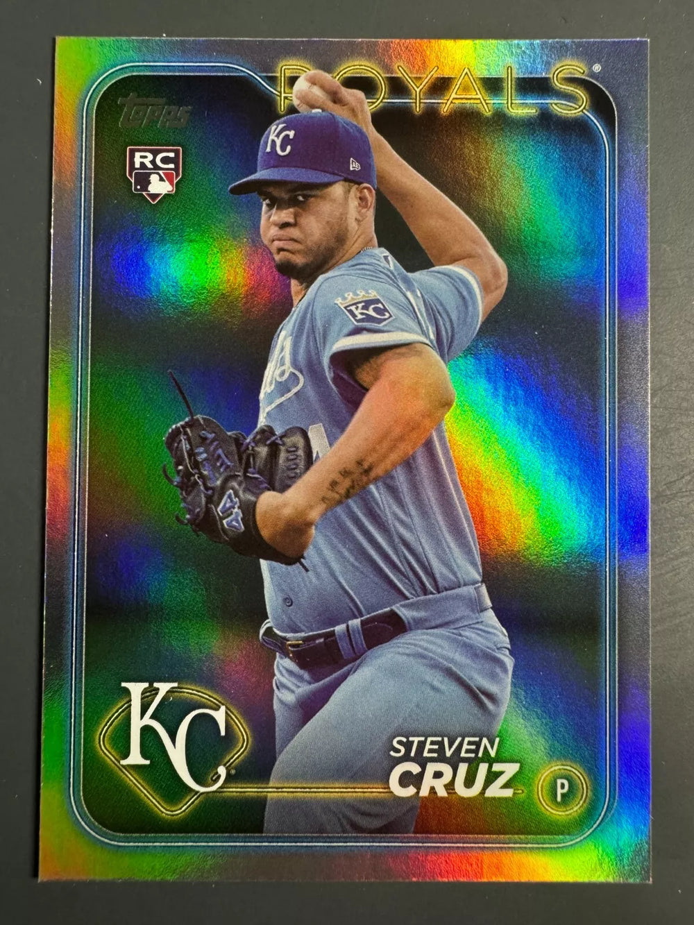 Steven Cruz 2024 Topps Rainbow Foil Series Mint Card #360