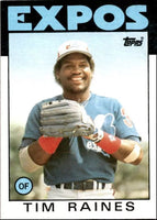 Tim Raines 1986 Topps Series Mint Card #280
