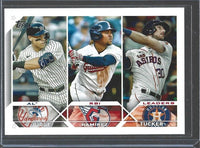 Aaron Judge / José Ramírez / Kyle Tucker 2023 Topps AL RBI Leaders Card #241
