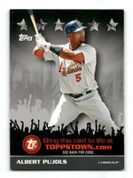 Albert Pujols 2009 Topps Town Series Mint Card #TTT13
