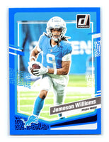 Jameson Williams 2023 Donruss Press Proof Blue Series Mint Card #99
