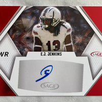 E.J. Jenkins 2023 Sage Red Autograph Card #A-EJJ