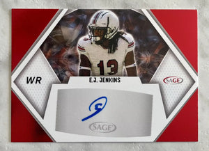 E.J. Jenkins 2023 Sage Red Autograph Card #A-EJJ