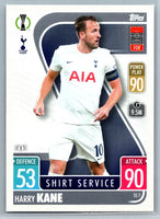 Harry Kane 2021 2022 Topps Match Attax EXTRA UEFA Shirt Service Series Mint Card  #SS7
