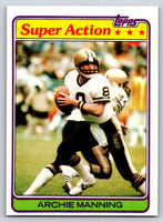 Archie Manning 1981 Topps Series Mint Card #379
