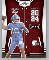 Drake Maye 2023 Leaf Draft Class of 2024 Series Mint Rookie Card #79
