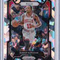 DeMar DeRozan 2023 2024 Panini Prizm Cracked Ice Series Mint Card #36