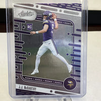 JJ McCarthy 2024 Panini Absolute Series Mint Rookie Card #110
