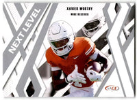 Xavier Worthy 2024 SAGE Hit Next Level Silver Series Mint Card #85
