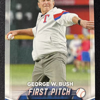 George W. Bush 2024 Topps First Pitch Mint Card #FP-5