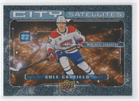Cole Caufield 2024 2025 Upper Deck City Satellites Sparkle Series Mint Card #CS-13
