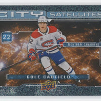 Cole Caufield 2024 2025 Upper Deck City Satellites Sparkle Series Mint Card #CS-13