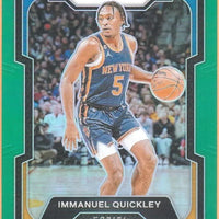 Immanuel Quickley 2023 2024 Panini Prizm Green Series Mint Card #33