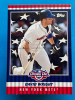 David Wright 2008 Topps Opening Day Flapper Card Series Mint Card #FC-DW
