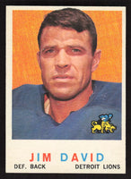 Jim David 1959 Topps EX Condition Card #143
