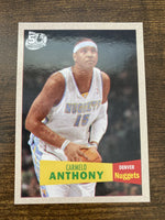 Carmelo Anthony 2007 2008 Topps 50th Anniversary Variation Mint Card #15
