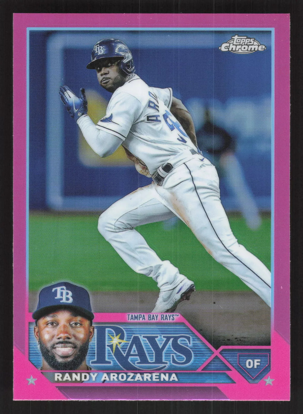 Randy Arozarena 2023 Topps Chrome Pink Mint Card #59