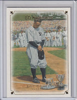Lou Gehrig 2007 UD Masterpieces Series Mint Card #8
