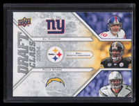 Eli Manning / Ben Roethlisberger / Philip Rivers 2009 Upper Deck Draft Edition Draft Class 2001 Mint Card  #291

