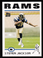 Steven Jackson 2004 Topps Series Mint Rookie Card #325
