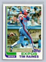 Tim Raines 1982 Topps Series Mint Card #70
