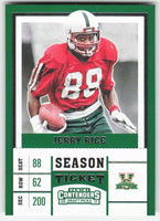 Jerry Rice 2017 Panini Contenders Season Ticket Series Mint Card #49
