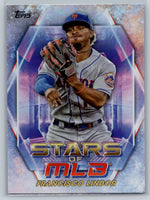 Francisco Lindor 2023 Topps Stars of MLB Mint Insert Card #SMLB-28
