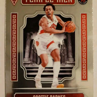 Scottie Barnes 2023 2024 Panini Phoenix Temple Men Series Mint Card #23