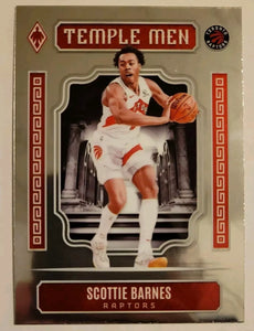 Scottie Barnes 2023 2024 Panini Phoenix Temple Men Series Mint Card #23