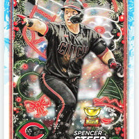 Spencer Steer 2024 Topps Holiday Series Mint Card #H112