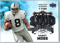 Randy Moss 2006 Upper Deck Football 1000 Receiving Club Series Mint Card #1KRE-RM
