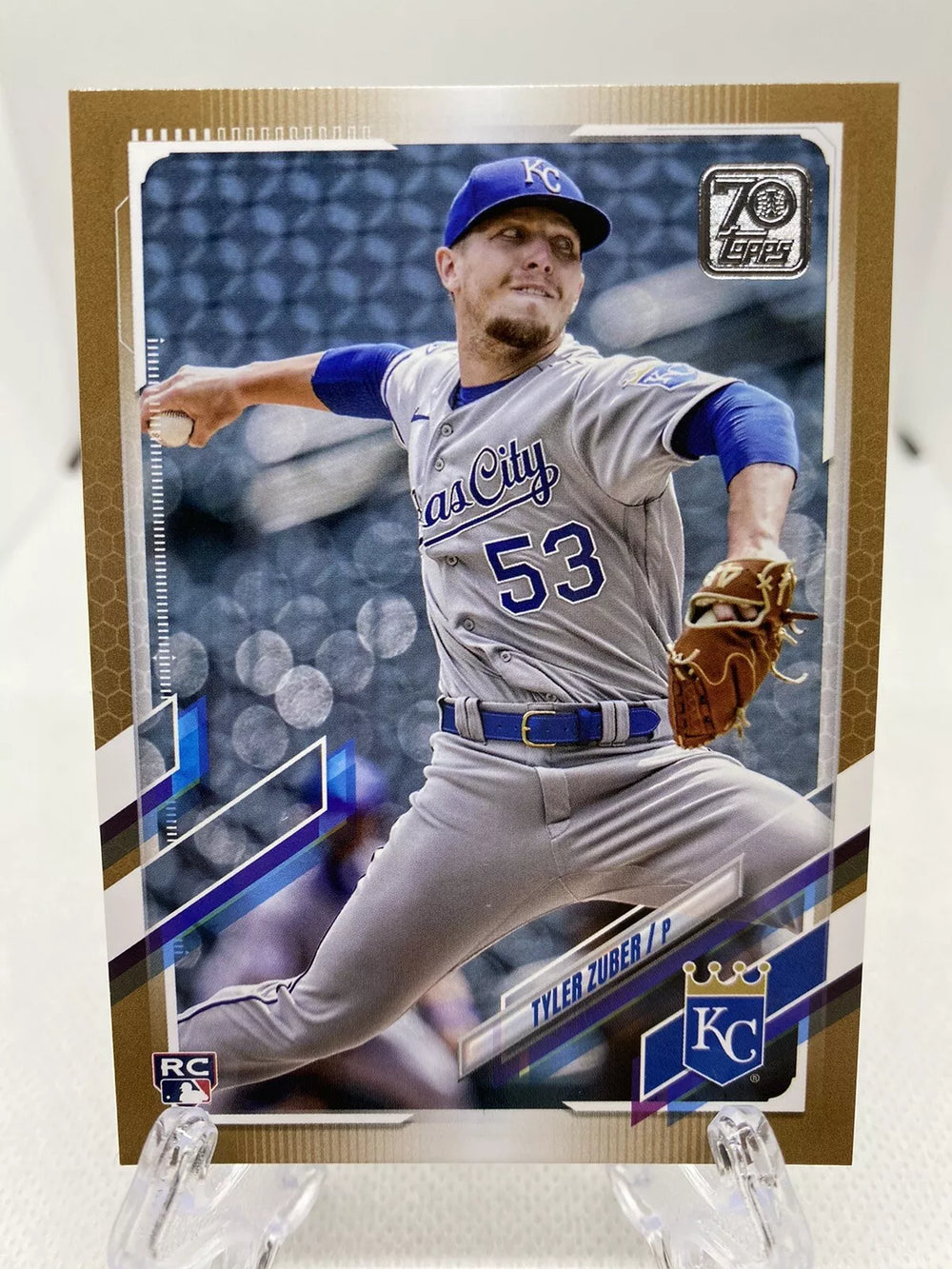 Tyler Zuber 2021 Topps Gold Series Mint Rookie Card  #US81