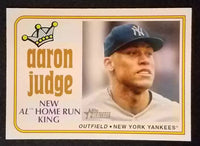 Aaron Judge 2023 Topps Heritage New AL Home Run King Card #1
