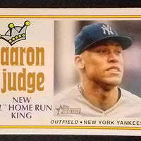 Aaron Judge 2023 Topps Heritage New AL Home Run King Card #1