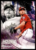 Max Scherzer 2018 Topps Superstar Sensations Series Mint Card  #SSS25
