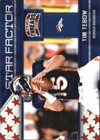 Tim Tebow 2011 Panini Threads Star Factor Series Mint Card #24
