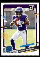Jordan Addison 2023 Donruss Series Mint Card #368

