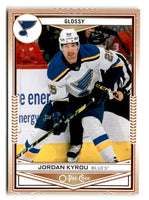 Jordan Kyrou 2024 2025 O-Pee-Chee Glossy Series Card #OPC-29
