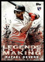 Rafael Devers 2018 Topps Legends in the Making Series Mint Card #LITM-1
