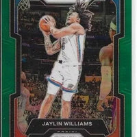 Jaylin Williams 2023 2024 Panini Prizm Green Series Mint Card #214