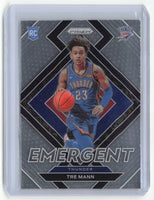 Tre Mann 2021 2022 Panini Prizm Emergent Series Mint Rookie Card #21
