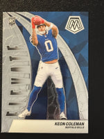 Keon Coleman 2024 Panini Mosaic Elevate Series Mint Rookie Card #5
