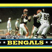 Boomer Esiason 1986 Topps Bengals Team Leaders Series Card #254