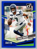 Geno Smith 2023 Donruss Press Proof Blue Series Mint Card #258
