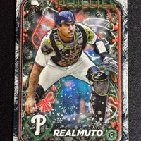 J.T. Realmuto 2024 Topps Holiday Tree Series Mint Card #H163