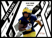 Blake Corum 2024 SAGE Hit Next Level Black Series Mint Card #86
