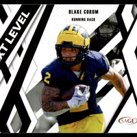 Blake Corum 2024 SAGE Hit Next Level Black Series Mint Card #86